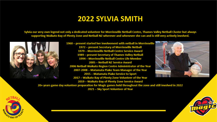 Sylvia Smith Award 2022
